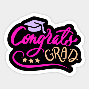 Congrads Grad Sticker